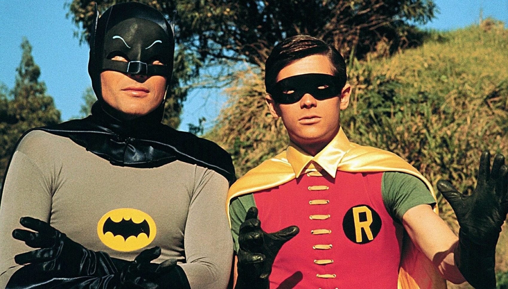 Adam West and Burt Ward in Batman.