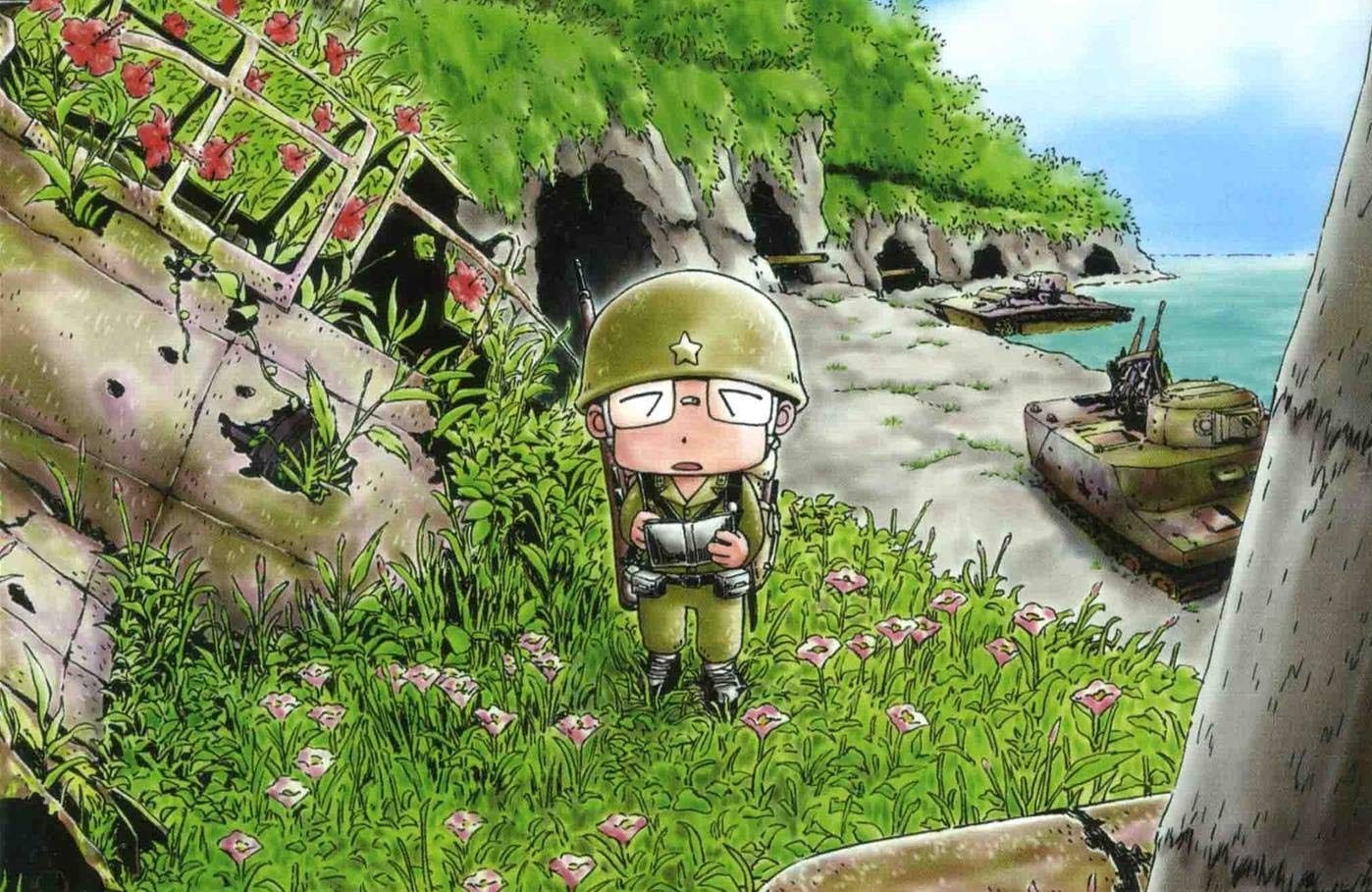 REVIEW – Peleliu Guernica of Paradise, un seinen historique chibi